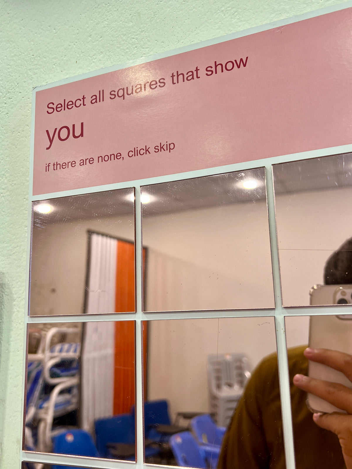 Pink CAPTCHA Mirror