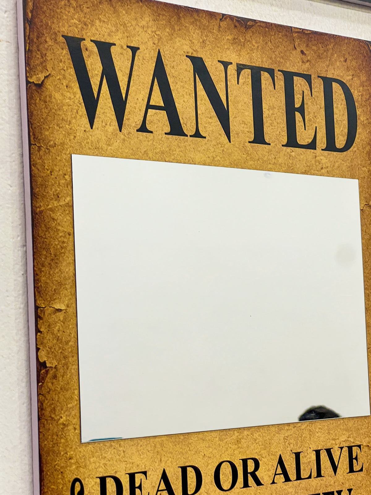 One Piece Wanted Acrylic Mirror