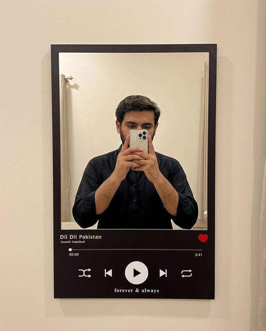 Custom Music Player Mirror