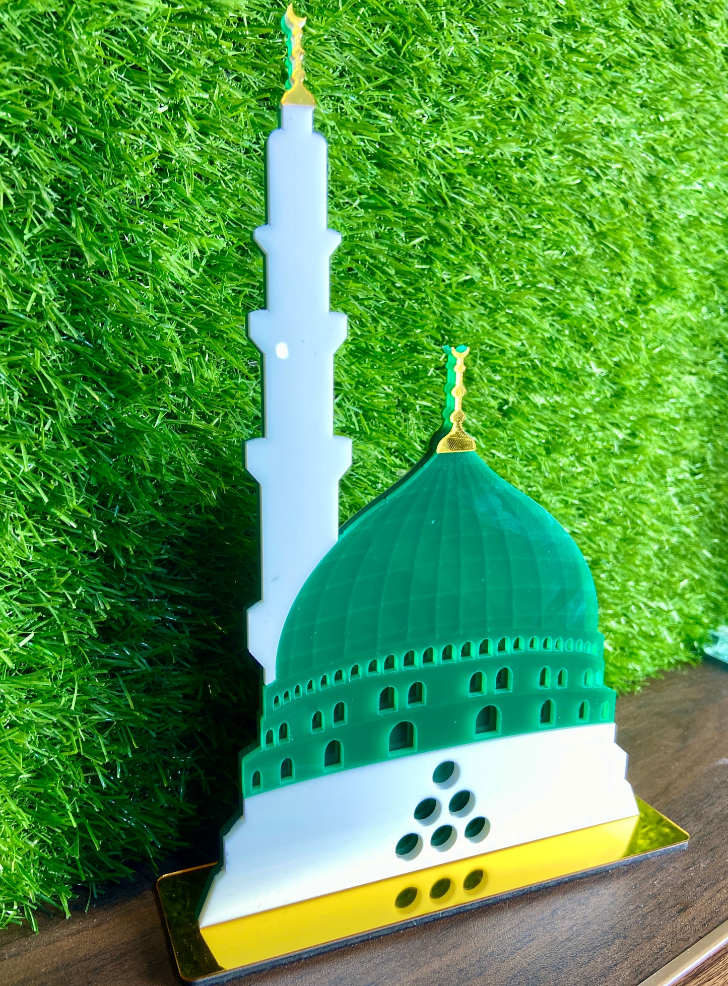 Set of 2 – Kaaba & Gumbad-e-Khazra Acrylic Standees