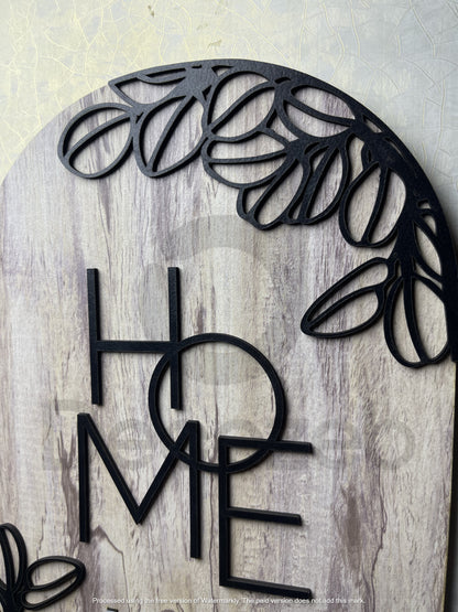Vintage Key Holder - Leaf Cutouts