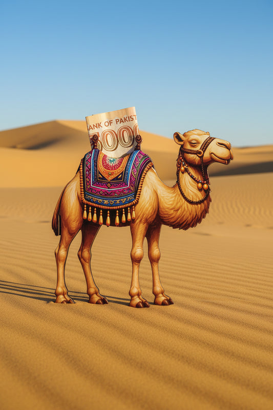 Cute Funky Camel Eidi Holder – Kids Special Eid Gift 🐪💛