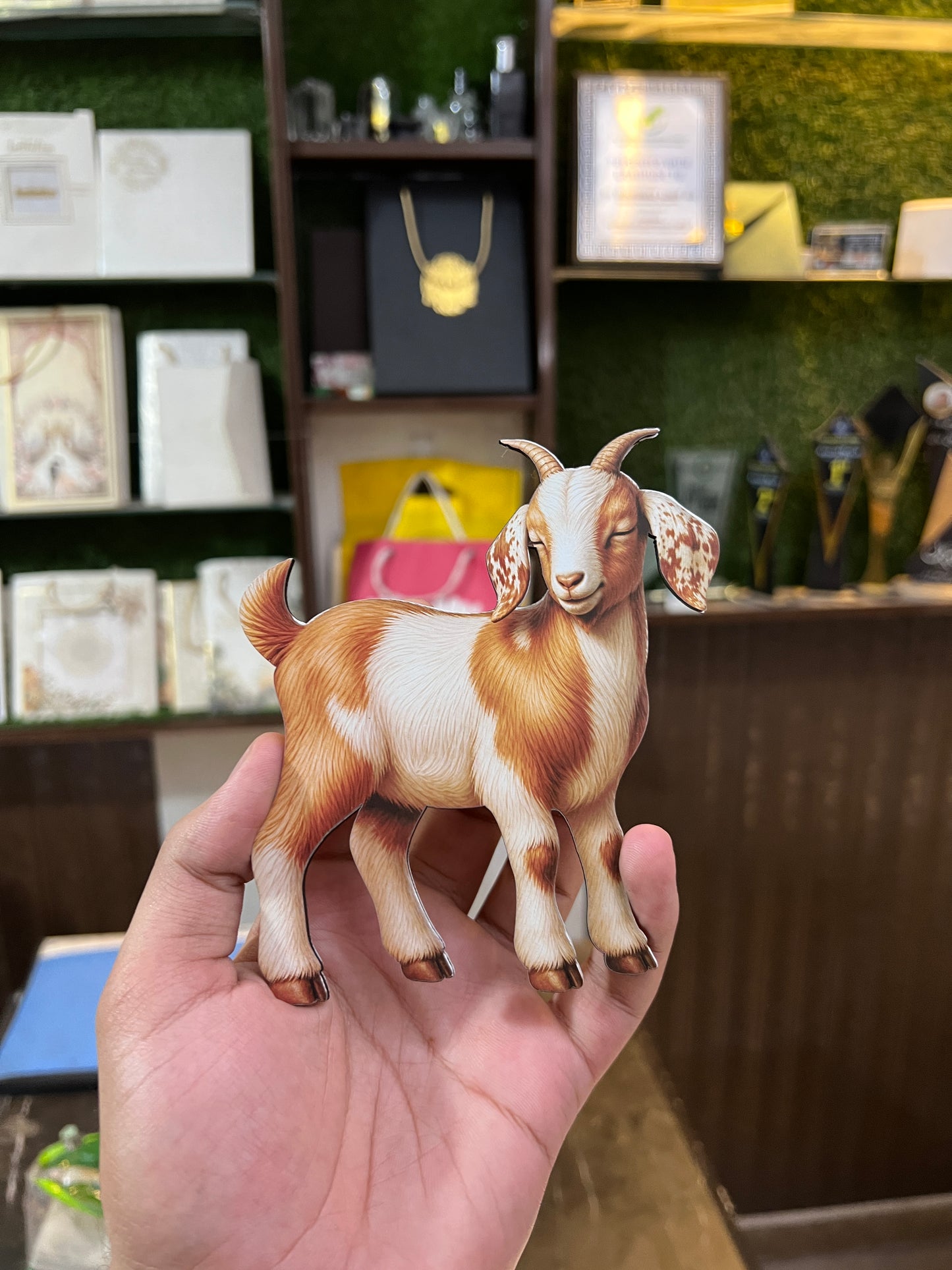 Realistic Goat Eidi Holder – Premium Printed Eid Gift 🐐✨
