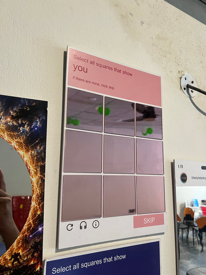 Pink CAPTCHA Mirror