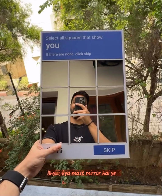 CAPTCHA Mirror – "Select All Squares That Show You"
